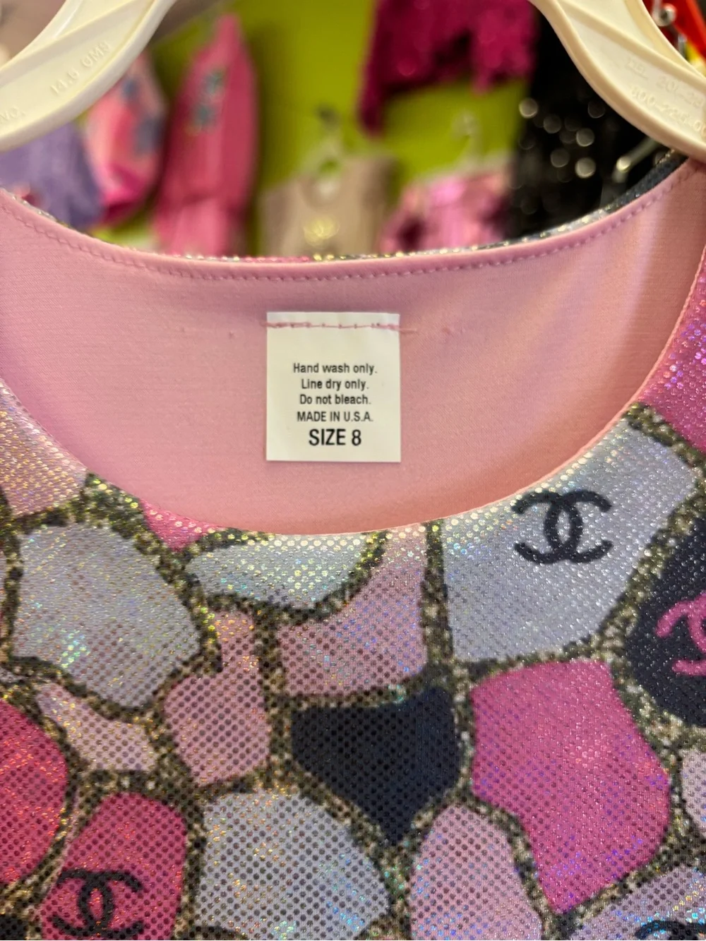 Bella And Canvas Chanel Print Size 8